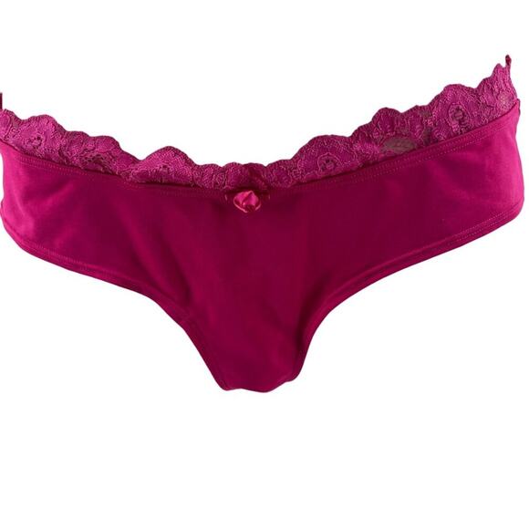 Vintage Victoria's Secret Silky Satin Sexy Little Things Low Rise Hiphugger M - Picture 1 of 7